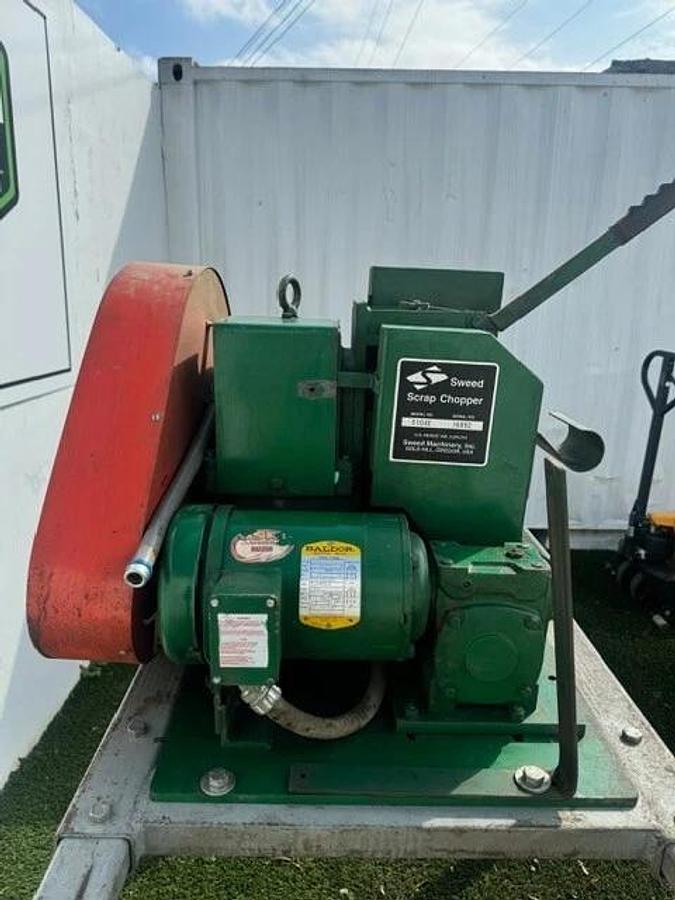 Used Sweed Machinery 510AE, Scrap Chopper, SN: 16852, w/ 1.5Hp Baldor Motor