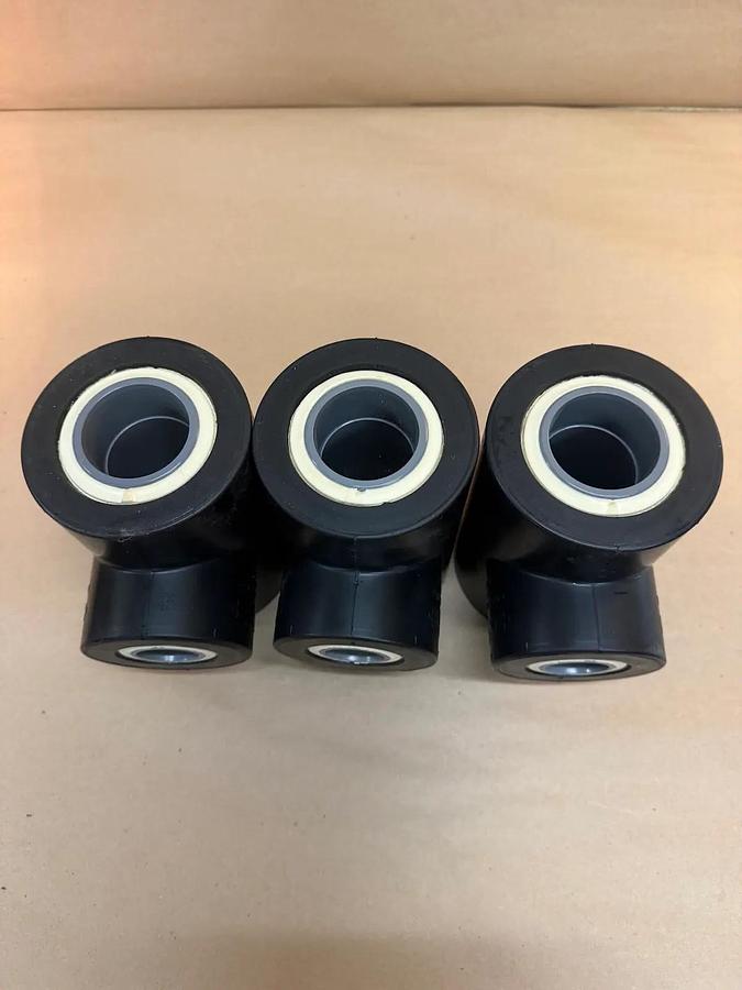 Georg Fischer Cool Fit ABS 90° Reducing Tee d50-d32 PN10 D50, 73820164, Lot of 3