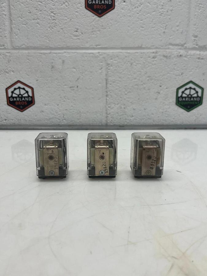 Used Potter & Brumfield KUP-14A15-120 120V Relay - Lot of 3