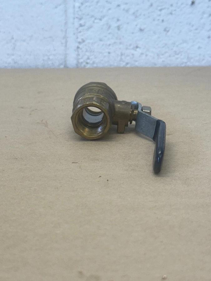 Used Nibco 561256 1/2” Brass Ball Valve