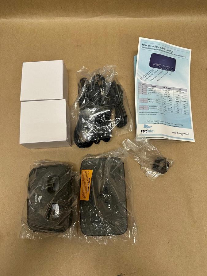 Used Revolabs 02-HDDUAL-NM HD Dual Channel Wireless Base