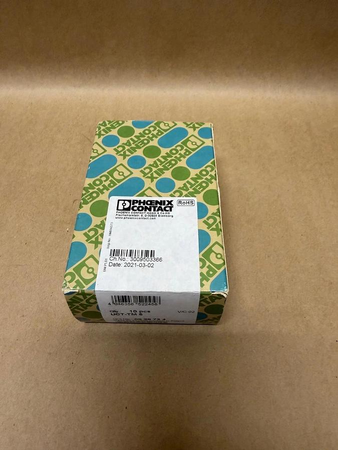Used Phoenix Contact UCT-TM 5 Marker for Terminal Block, 10 Pcs *FACTORY SEALED*