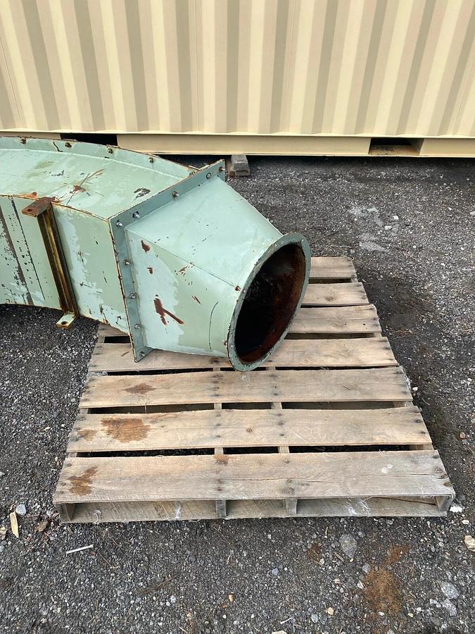 Used Koger Air 16x90 Replaceable Back Elbow, 16” Flange, 90° Elbow Angle