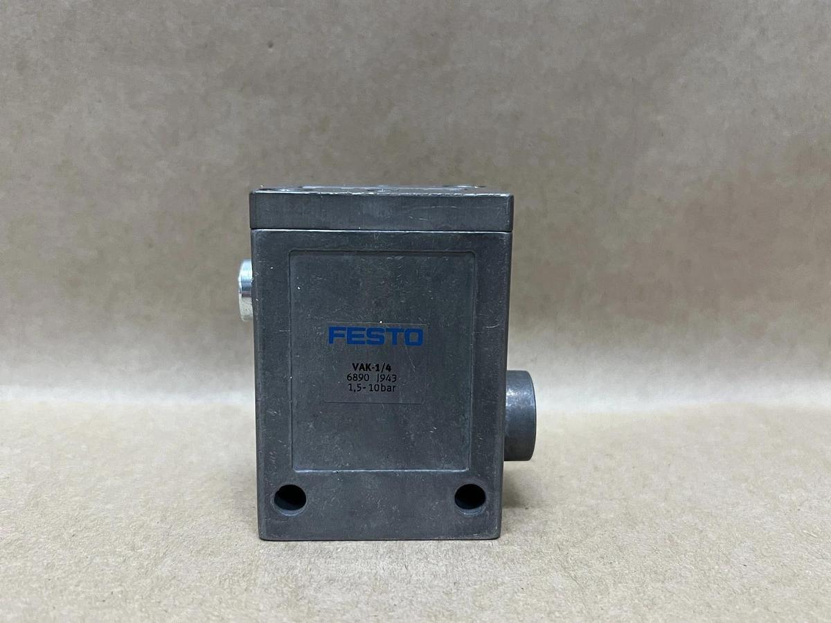 Used Festo VAK-1/4 Vacuum Generator