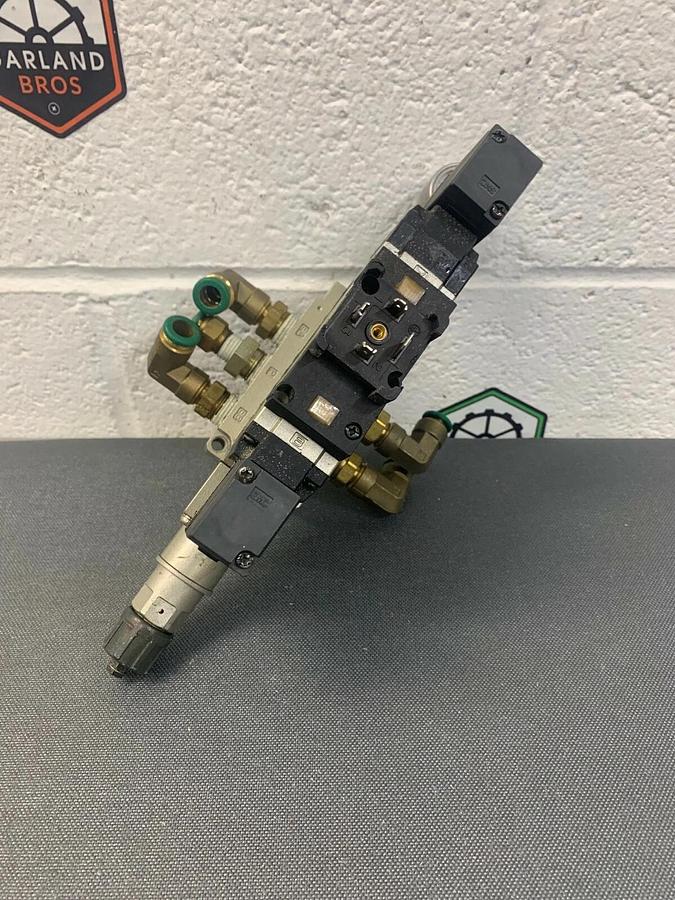 Used SMC NVFS3410-502 Air Valve with Valve Mount