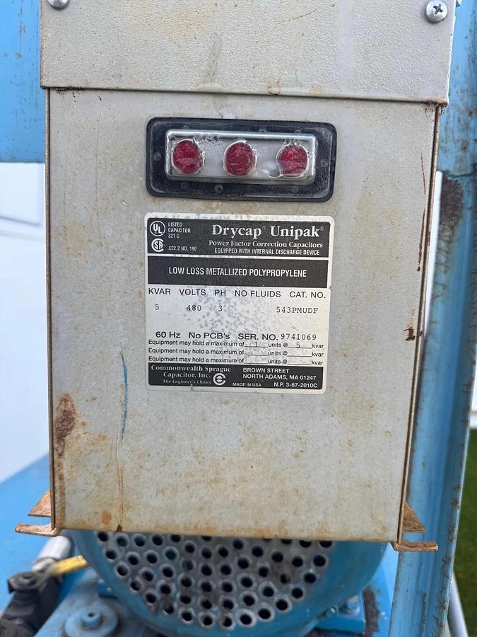 Used 20Hp Hydraulic Power Pack, Nachi VDC-3B-1A3-E20 Vane Pump, 85 Gal Tank