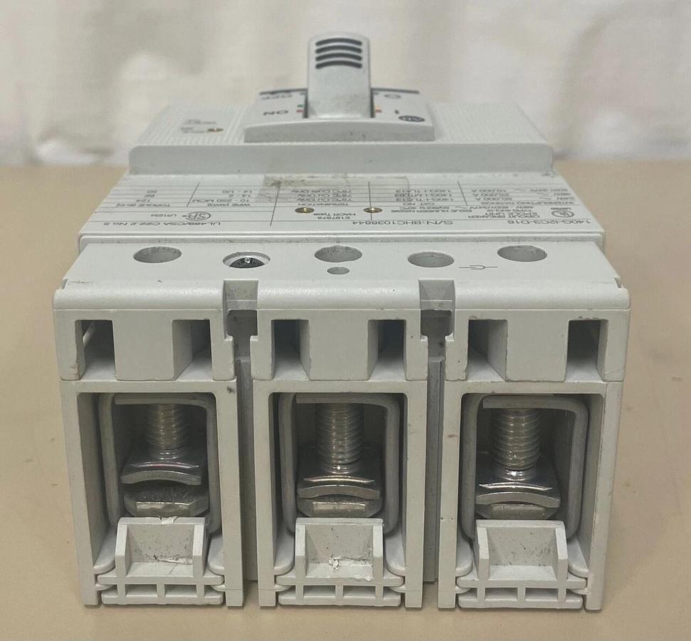 Used Allen Bradley 140G-I2C3-D16, Circuit Breakers, 3 Poles, 225 A