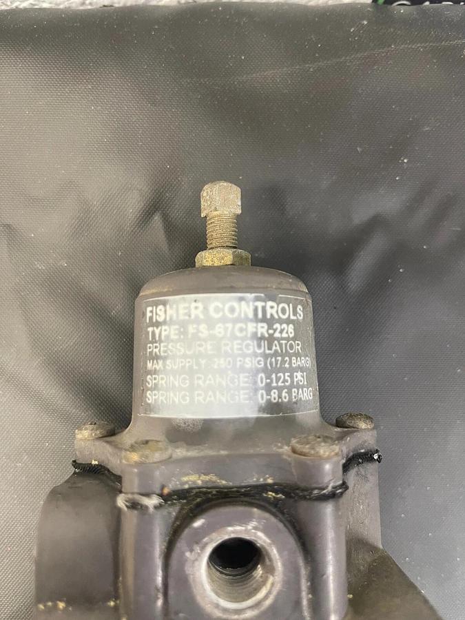 Used Fisher Controls FS-67CFR-226 Pressure Regulator, 250 PSIG Max