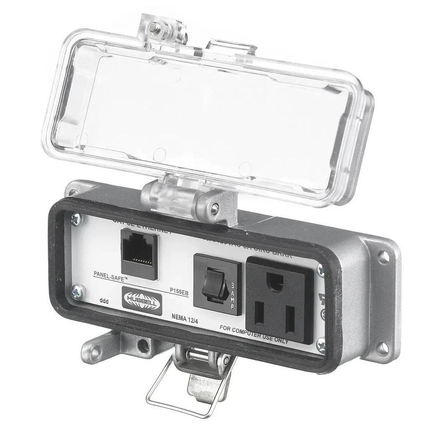 Used Hubbell P155EB Panel-Safe Cat 5E Ethernet *NEW*
