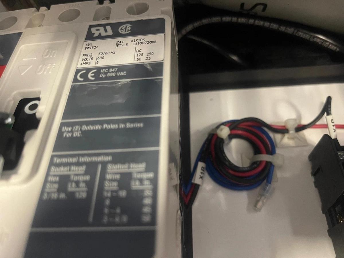 Used Eaton MCC Bucket w/ Size 3 Starter (AN19KN0) & 100A Breaker (HMCP100R3C) *NEW*