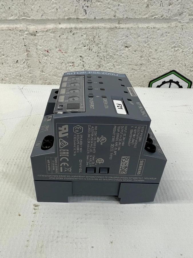 Used Siemens 6EP1961-2BA21 Selectivity Module SITOP PSE200U