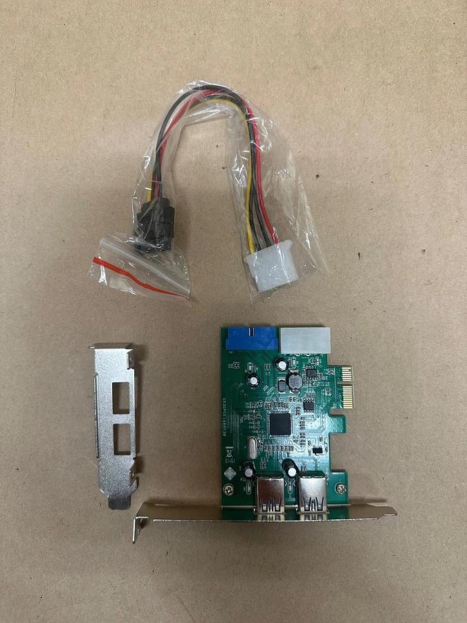 Used IOCREST SY-PEX20140 2/4 Ports USB3.0 PCI-Express Controller Card *NEW*