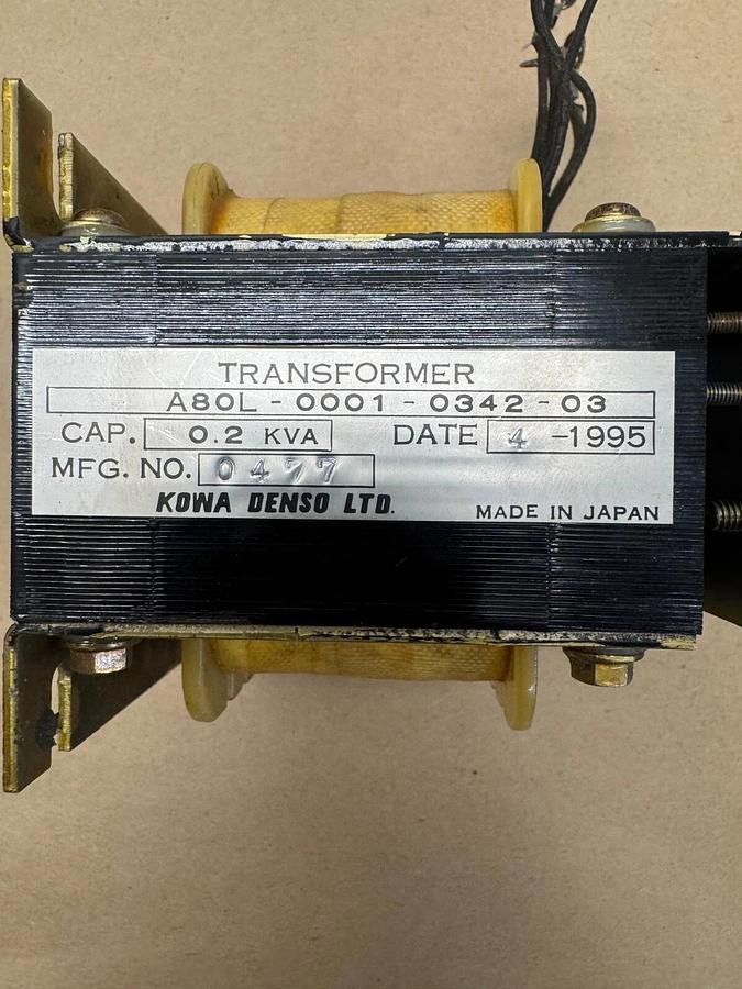 Used Kiwanis Denso A80L-0001-0342-03 Transformer, 0.2 kVA