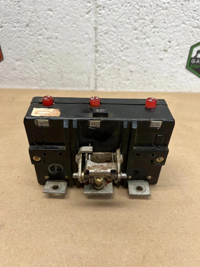 Used Westinghouse HKA3125T AB DE-ION Trip Unit, 3 Pole, 125A