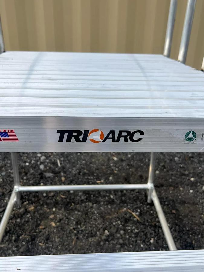 Used TRI ARC 3 Step Ladder with Wheels