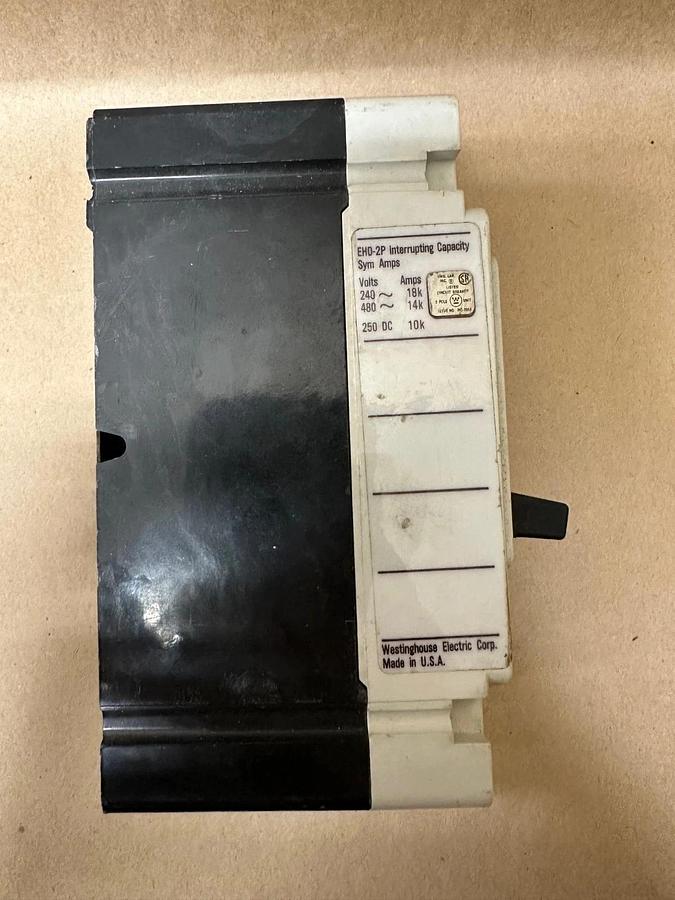 Used Westinghouse EHD 14K Series C 40A Circuit Breaker