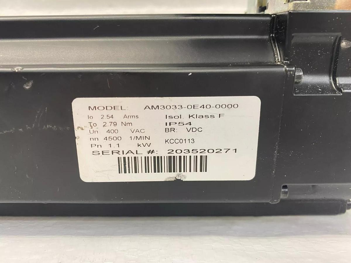 Used Beckhoff AM3033-DE40-0000 Servo Motor