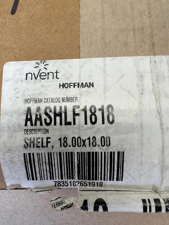 Used NVent Hoffman AASHLF1818 Shelf, 18x18 *FACTORY SEALED*