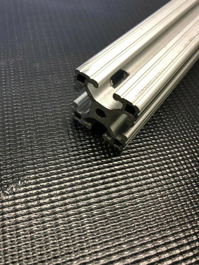 Used Lot of 7 Extruded Aluminum 80/20 T-Slot 1.5" x 1.5" 10-10 Clear Anodized Finish