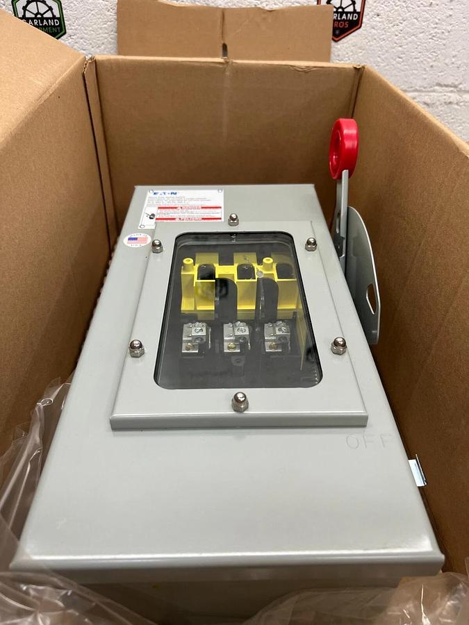 Eaton DH361UDKW 30A, 600V, Heavy Duty Safety Switch