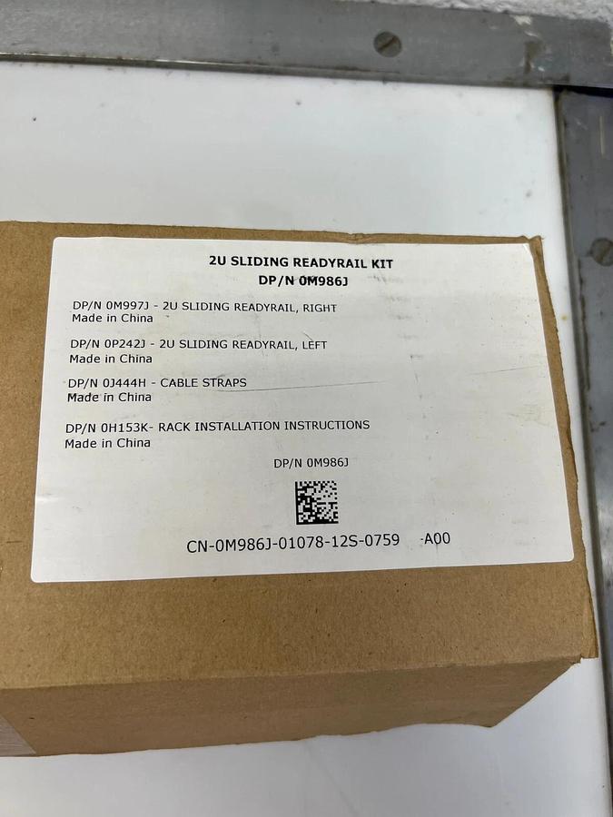 Used Dell 0M986J 2U Sliding Readyrail Kit