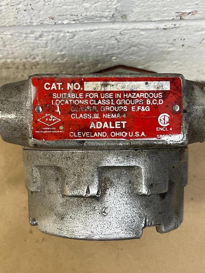 Used Adalet XIHFC Explosion Proof Instrument Enclosure