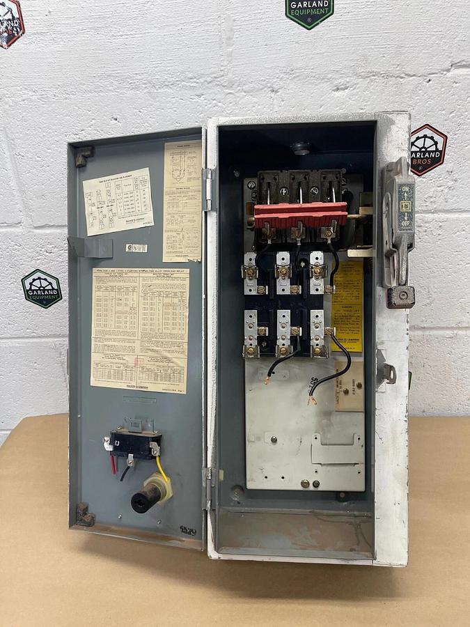 Used Square D 8538 SBG13 Ser A, Form FT, 30A Disconnect Rating, without Starter