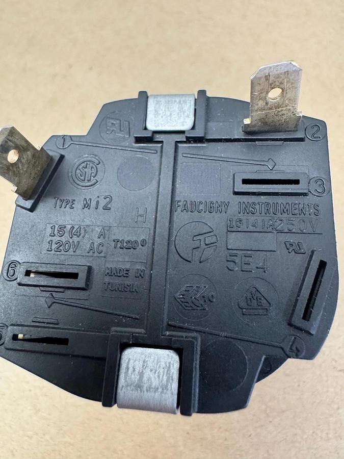Used Faucigny Type Mi2 Time Relay, 16(4)A, 250V