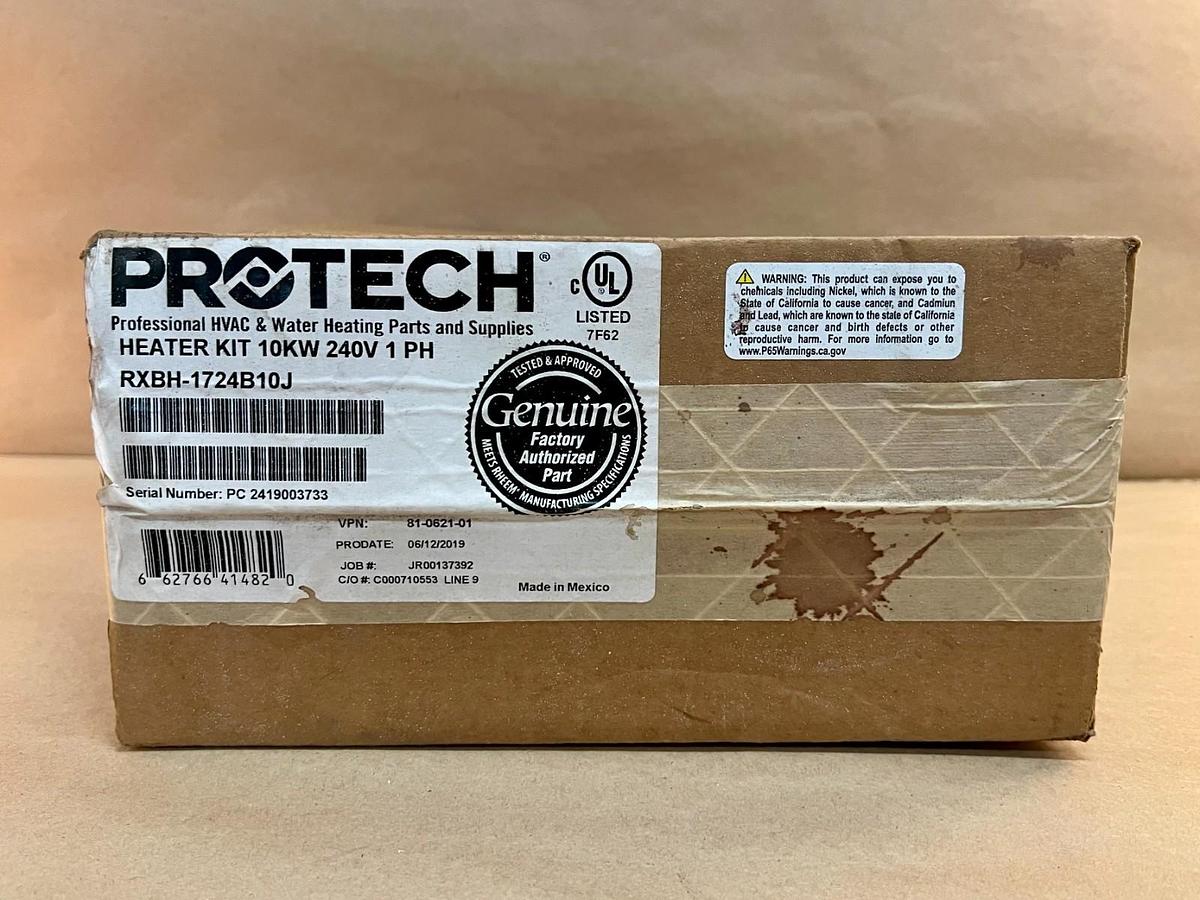Used Protech RXBH-1724B10J 10Kw, 240V, 1Ph Electric Heater Kit *FACTORY SEALED*