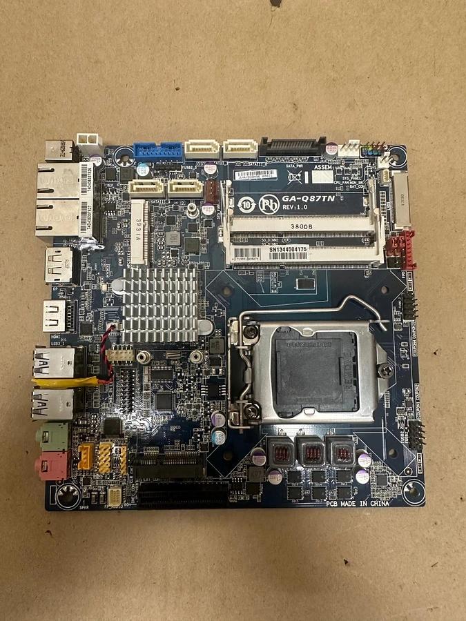 Used Gigabyte GA-Q87TN CPU Board *NEW*