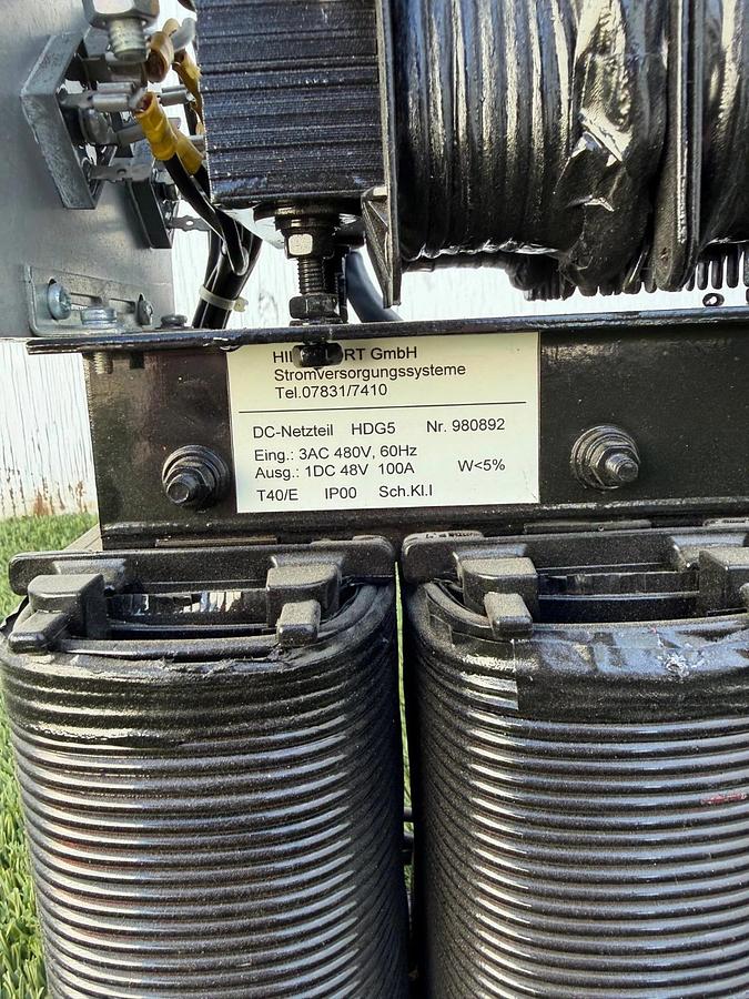 Used Hilgefort HDG5 3AC, 480V, 60Hz Power Supply