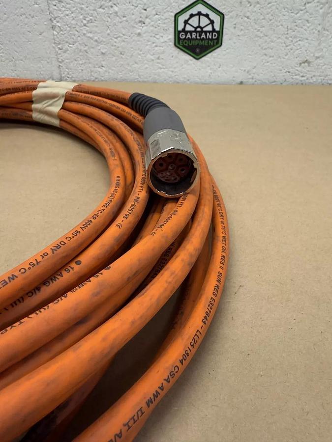 Used Allen-Bradley 2090-CPWM7DF-16AA25 Power/Feedback Cable, Ser A, 16 AWG, 22m
