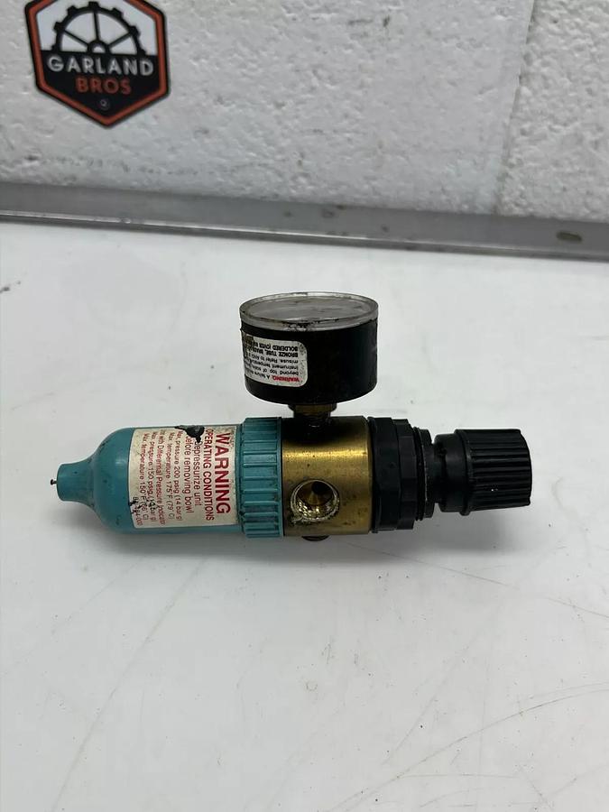 Used Wilkerson 0-160 PSI Pressure Gauge with Filter