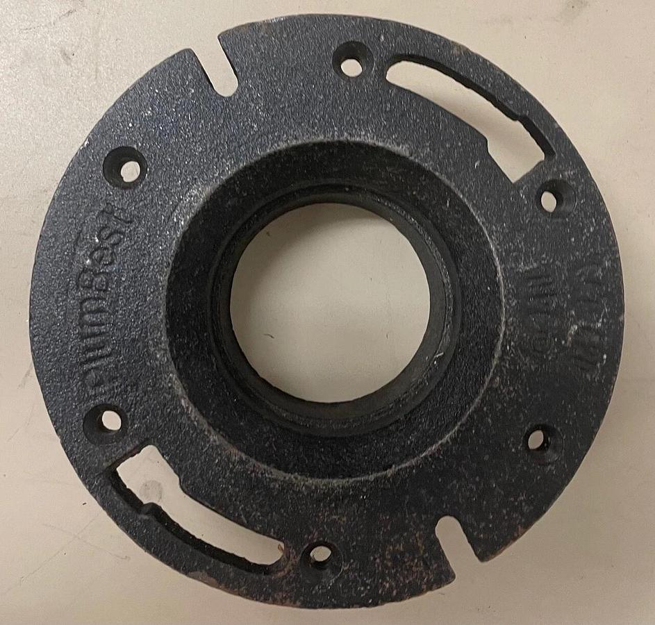 Used PlumBest C47-420 Cast Iron Water Closet Flange, 3”