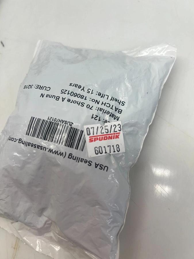 Used Spudnik 601718 Size 121 O-Ring 24 Packs (100 Pcs Per Pack) 2,400 Pcs Per Lot
