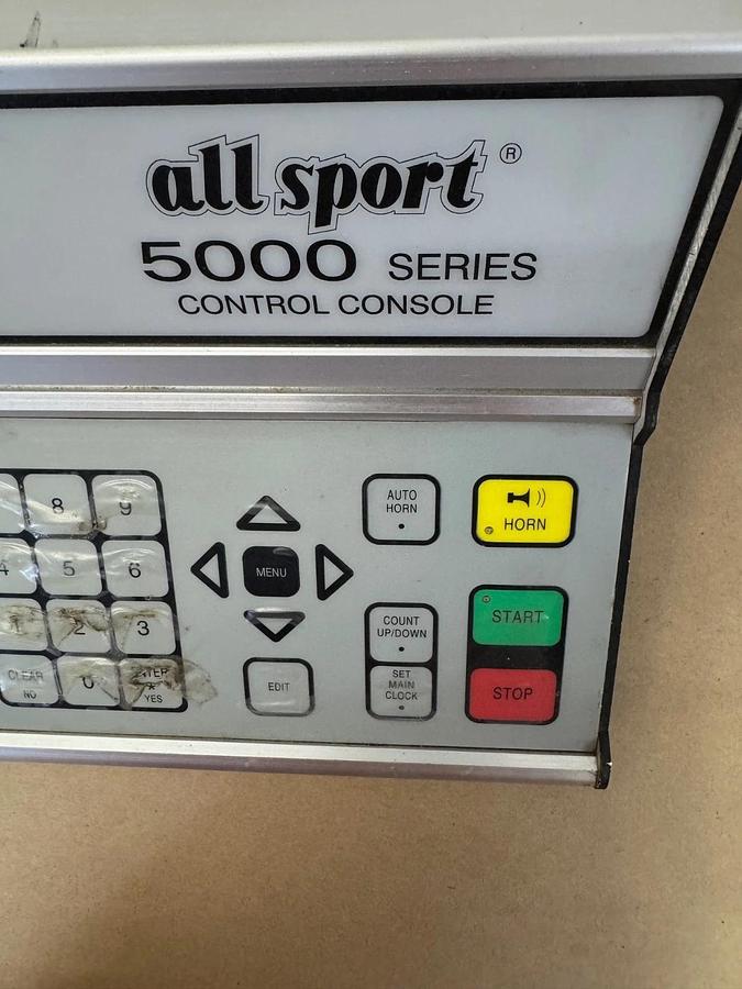 Used Daktronics AllSport 5000 Series Control Console, Controller w/ Power Cable