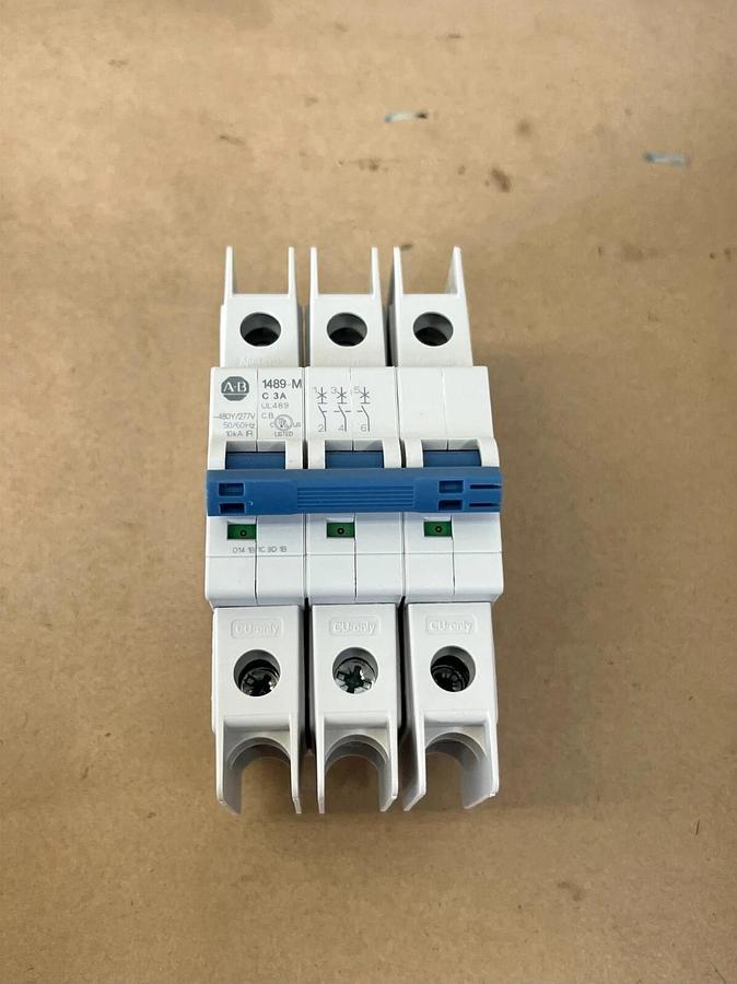 Used Allen Bradley 1489-M3C030 3 Pole Circuit Breaker