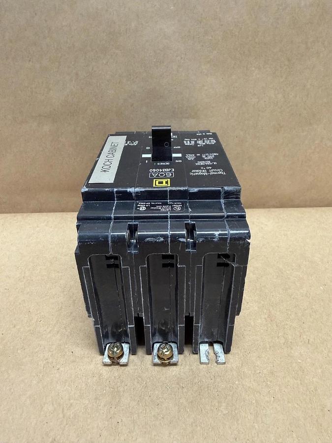 Used Square D EJB34060 60A Circuit Breaker
