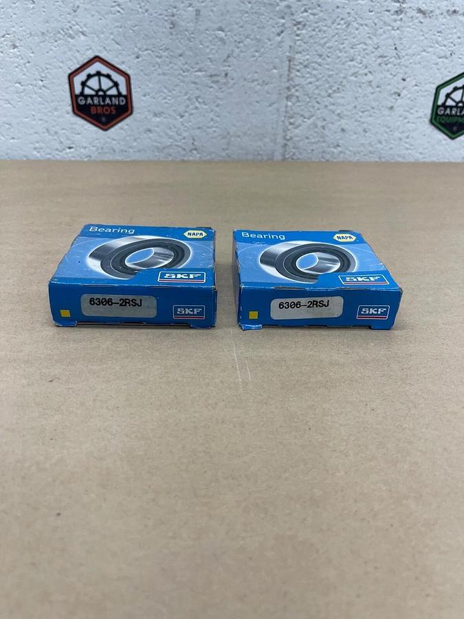 Used SKF 6306-2RSJ Bearing - Lot of 2