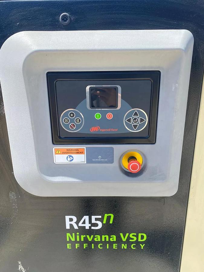Used Ingersoll Rand R45N Oil-Flooded VSD Rotary Screw Air Compressor