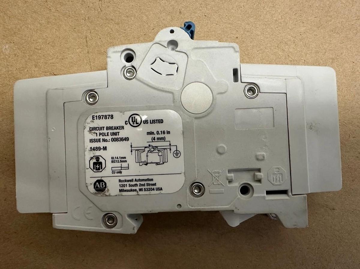 Used Allen Bradley 1489-M1C250 Circuit Breaker 1 Pole *NEW*