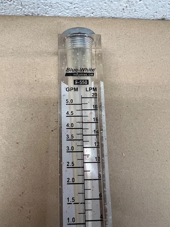 Used Blue-White Industries F-550 Flowmeter