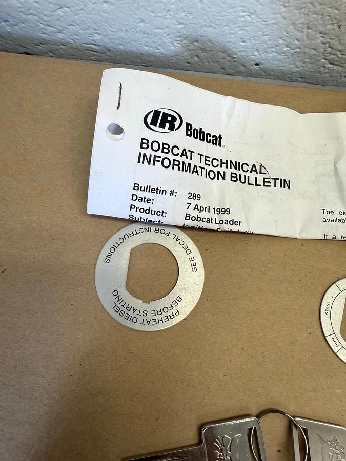 Used Bobcat 6724 282 Switch Kit, Ignition *NEW*