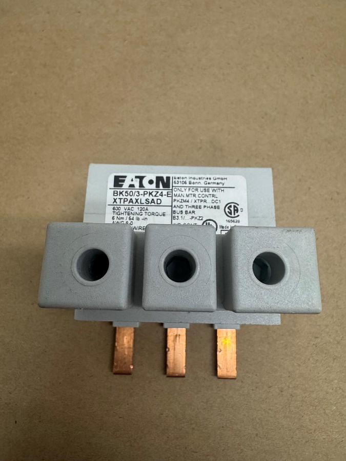 Eaton BK50/3-PKZ4-E Incoming Terminal (Lot of 7) *NEW*