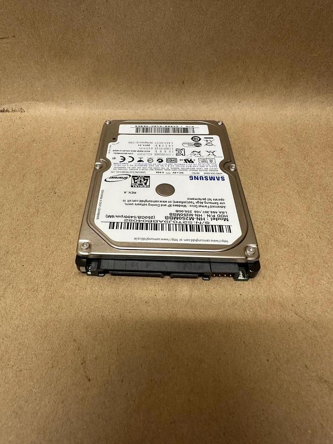 Used Samsung HN-M250MBB 250GB/ 5400RPM Hard Drive
