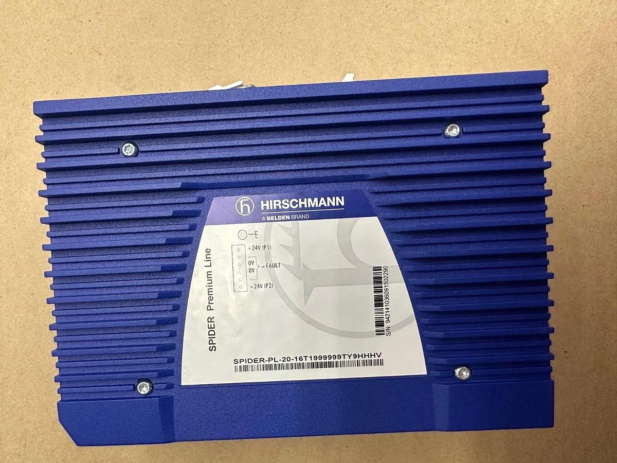 New - open box Hirschmann Spider-PL-20-16T1999999TY9HHHV Ethernet Rail Switch *NEW*