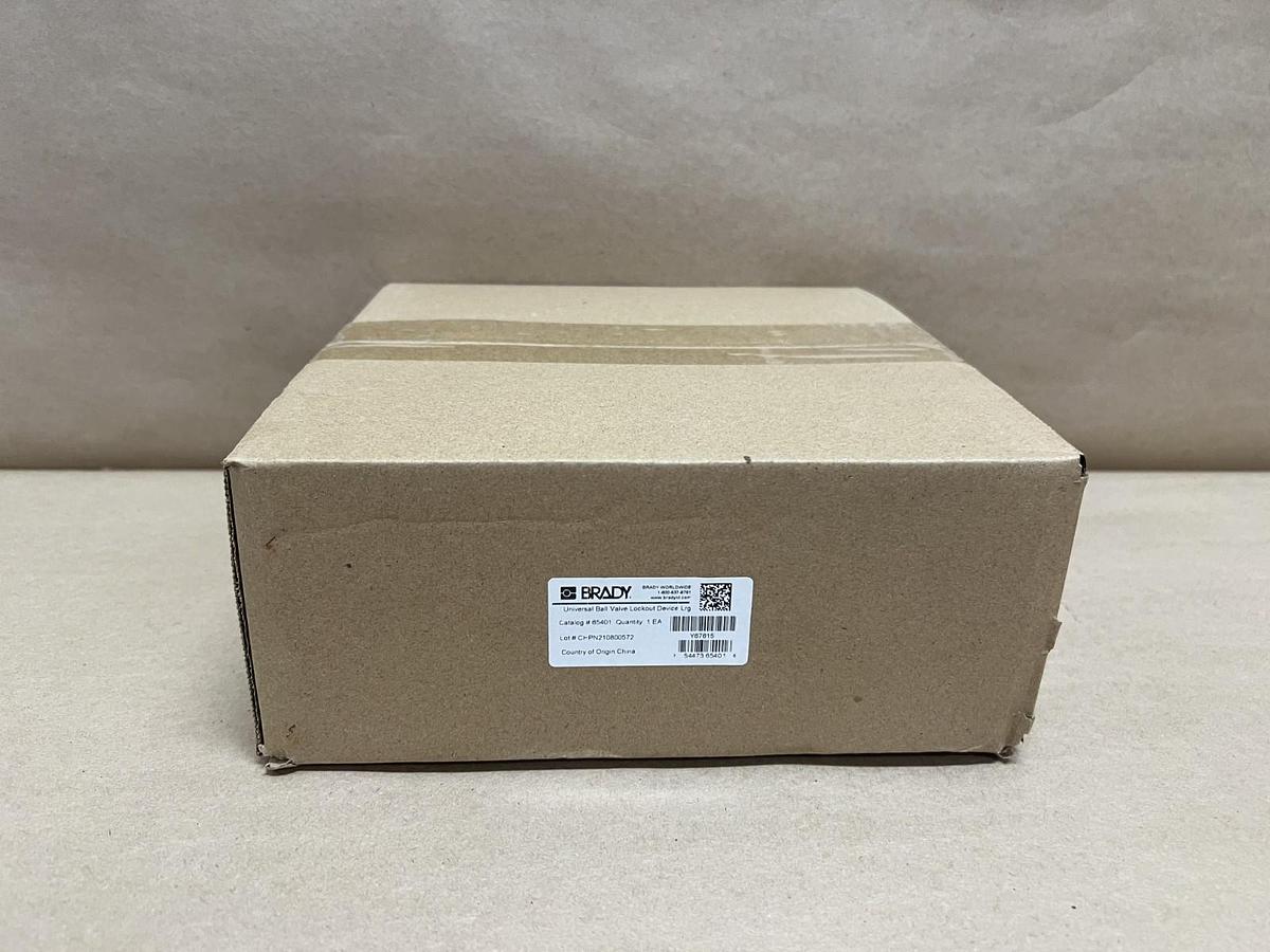Used Brady 65401 Universal Ball Valve Lockout Device *FACTORY SEALED*