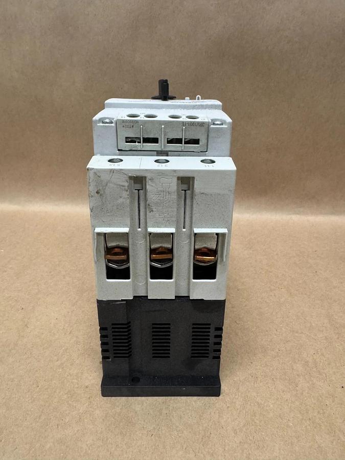 Used Siemens 3RV1042-4JA10 3 Pole Motor Protection Circuit Breaker