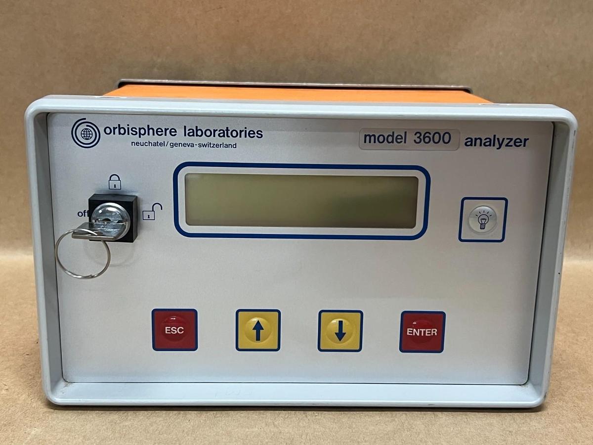 Used Orbisphere Laboratories 3600/350.E Analyzer with Key