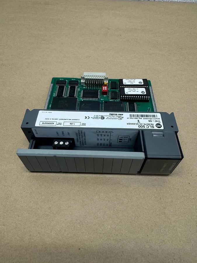 Used Allen Bradley 1747-SN Remote I/O Scanner SLC 500